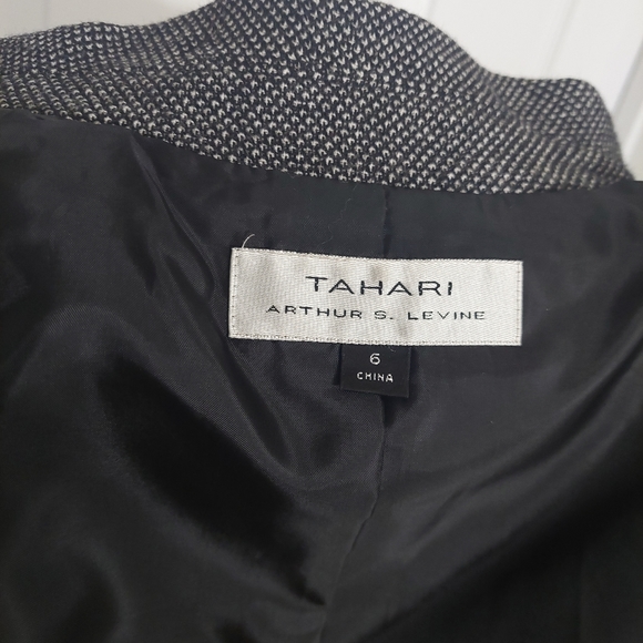Tahari Arthur S. Levine Wool Blazer Sz 6 Business Casual - Picture 6 of 6